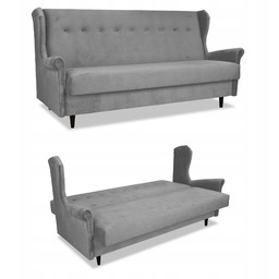 Wersalka sofa uszak kanapa rozkładana Ari j.szara