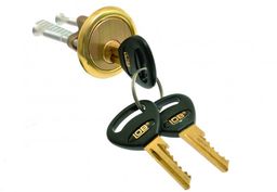 Wkładka bębenkowa wierzchnia LOB WT07, 3 klucze, mosiądz