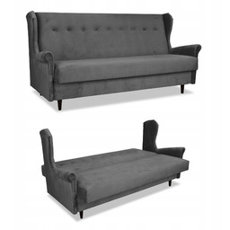 Wersalka sofa uszak kanapa rozkładana Ari grafit