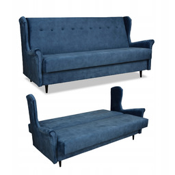 Wersalka sofa uszak kanapa rozkłada Ari niebieska