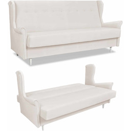Wersalka sofa uszak kanapa rozkładana Ari beżowa