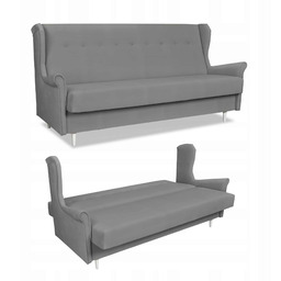 Wersalka sofa uszak kanapa rozkładana Ari szara