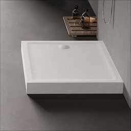New Trendy Mild Stone brodzik akrylowy 90x120x11,5 cm biały B-0535