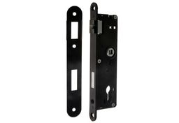 Zamek wpuszczany 72/34 czoło 22 bębenkowy ZZB-1 lakier prawy Metalplast-Częstochowa