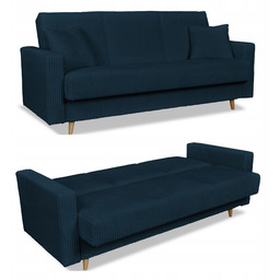 Wersalka kanapa rozkładana Rene Family Granatowa