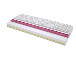 Materac piankowy SALERNO MOLET 145x145 cm Dwustronny Profilowany Średnio twardy Dwustronny Profilowany Średnio twardy