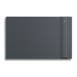 Grzejnik elektryczny energooszczędny 1000W - Klima 10, Antracyt, 79x50x12cm