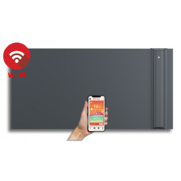 Grzejnik elektryczny energooszczędny 1500W - Klima 15 z Wi-Fi, Antracyt, 101x50x12cm