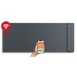 Grzejnik elektryczny energooszczędny 2000W - Klima 20 z Wi-Fi, Antracyt, 124x50x12cm