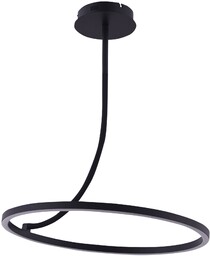 Lampa sufitowa designerska CORIT CZARNA/BLACK E82907-01 - - Zuma Line