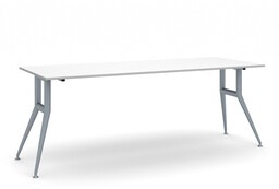 Stół konferencyjny do biura WIDE, 200x80 cm, biały