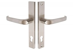 Klamka drzwiowa FAM 22213u01 72/240/32 kolor stal nierdzewna prawa (2 śruby)