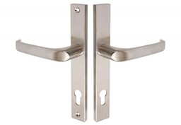 Klamka drzwiowa FAM 22719u01 72/240/32 kolor stal nierdzewna lewa (2 śruby)