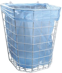 Druciany kosz na śmieci do powieszenia, 22 l