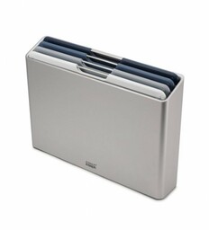Joseph Joseph FOLIO Zestaw 4 Desek do Krojenia w Etui - Wersja L - Sky
