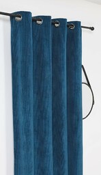 LINDER Alberta termiczna zasłona zaciemniająca i izolująca termicznie - 140x260cm - Granatowa