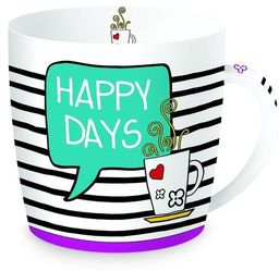 KUBEK PORCELANOWY Happy Days - W PUSZCE