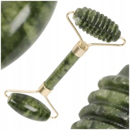 Jadeitowy Masażer Do Twarzy Z Dwoma Różnymi Końcówkami Roller Premium