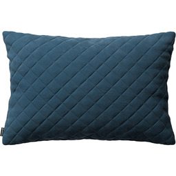 Poszewka Kinga pikowana 60 x 40 cm, pruski błękit, 60 x 40 cm, Velvet