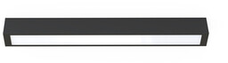 Lampa sufitowa STRAIGHT LED 62cm T8 barwa ciepła 3000K czarny 7597