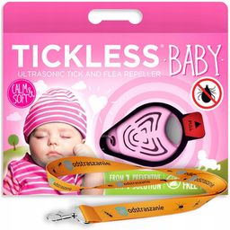 Urządzenie ultradźwiękowe na kleszcze Tickless Kid różowy