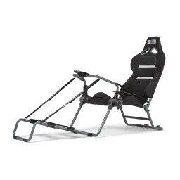 Next Level Racing NLR-S031GR GTLite Pro Carbon Grey Edition Wyścigowy do 150kg Czarno-szary Fotel wyścigowy
