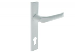 Klamka drzwiowa FAM 13859 92/204/32 biała lewa (3 śruby)