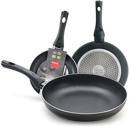 Metaltex zestaw 3 patelni Easy + 20 + 24 + 28 cm