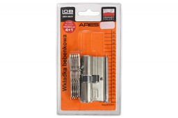 Wkładka bębenkowa LOB ARES WA54 35/45 nikiel BLISTER