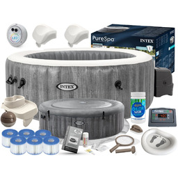 Zestaw Premium Dmuchane Ogrodowe Spa PureSpa Greywood Deluxe Intex 28440