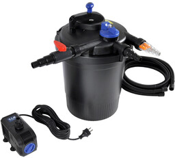 Filtr do oczka wodnego stawu pompa 80W lampa uv-c 13W