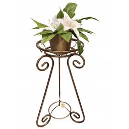 Kwietnik pojedynczy metalowy na kwiat stojak loft