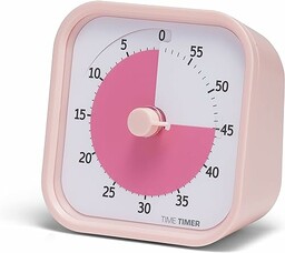 Time Timer Mod Minutnik Kuchenny, Różowy, 9 x 9 x 5 cm