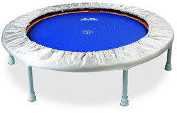 Trampolina fitness Heymans Trimilin Mini Swing solidne nogi niebiesko-srebrna