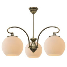 Lampa wisząca ORBIT 3x60W E27 patyna miedź CANDELLUX