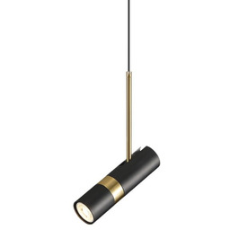 Look 1P - reflektor wiszący czarny spot