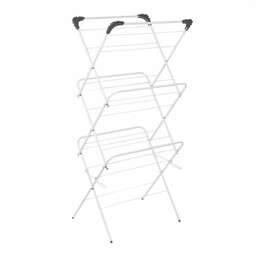 TADAR Suszarka balkonowa Marry III 61 x 45 x 136 cm szara trzypoziomowa