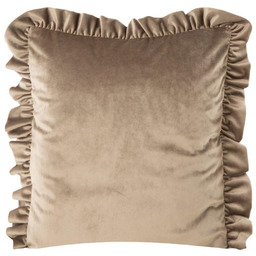 Poszewka 45 x 45 Dekoracyjna VELVET 25/F C. Beż