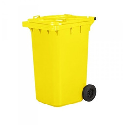 Jestic Pojemnik na odpady 240L żółty