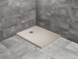 Radaway brodzik akrylowy ze strukturą Doros F Stone kaszmirowy 120x90cm SDRF1290-01-84S