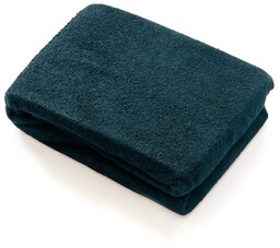 Prześcieradło frotte butelkowa zieleń