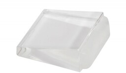 Odbojnik samoprzylepny 17x45x37 mm, transparentny