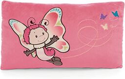 NICI Przytulna Poduszka Motylek  Pluszowa Poduszeczka Motyl dla Dziewczynek, Chłopców i Niemowląt  Prostokątne Pluszowe Poduszki, 43 x 25cm
