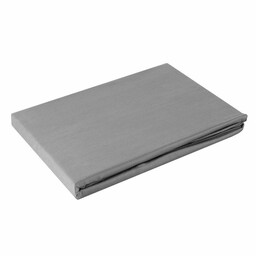 Eurofirany Prześcieradło satynowe 220x210 Nova stalowe jednobarwne bez gumki