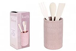 Dolomite zestaw 3 przyborów kuchennych, 10 x 15,4 cm, porcelana, wielokolorowy