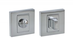 Tarcza kwadratowa WC do klamek INFINITY (APOLLO,PLATON,ITALIA,WENUS,CONCEPT,NOVE), chrom