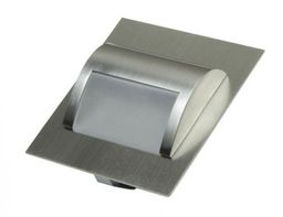 Oprawa schodowa LED 1,5W 12V DC biała zimna - inox