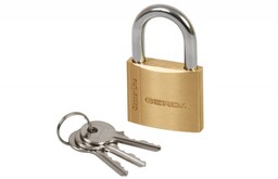 Kłódka pałąkowa mosiężna GERDA COPPER LINE KMC S50 pudełko