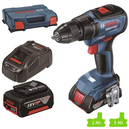 Bosch_elektronarzedzia Wiertarko-wkrętarka BOSCH Professional GSR 18V-50 06019H5003 zestaw akumulatorów