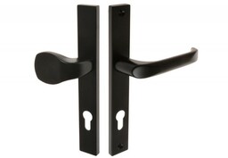 Pochwyt-klamka drzwiowa FAM 14723 85/240/32 czarna prawa (2 śruby)